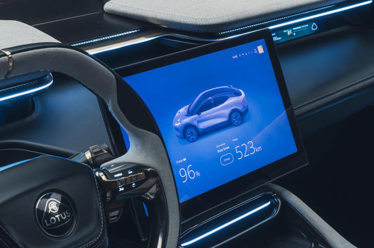 Lotus Eletre Dashboard